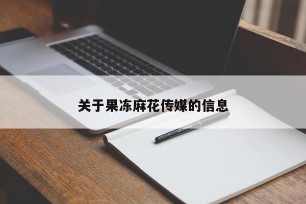 关于果冻麻花传媒的信息